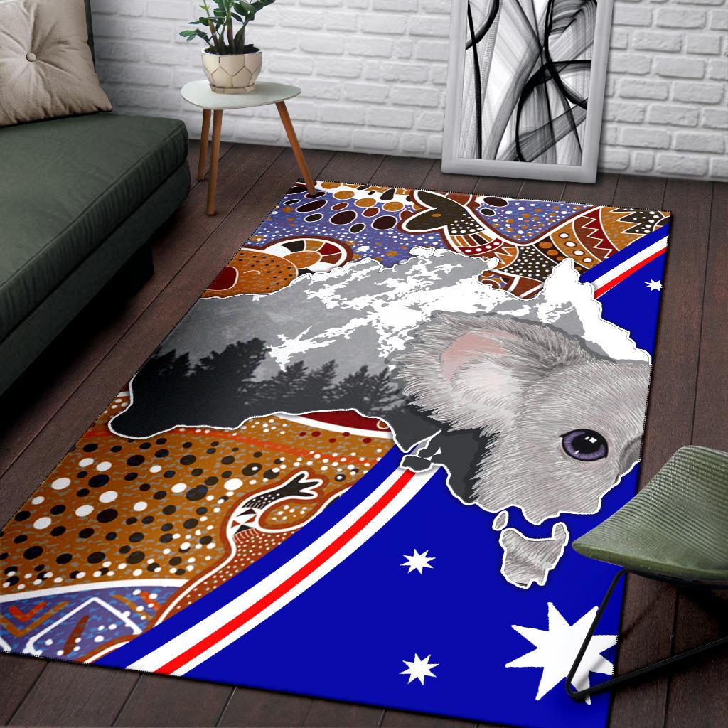 Area Rug - Australia Koala - Vibe Hoodie Shop