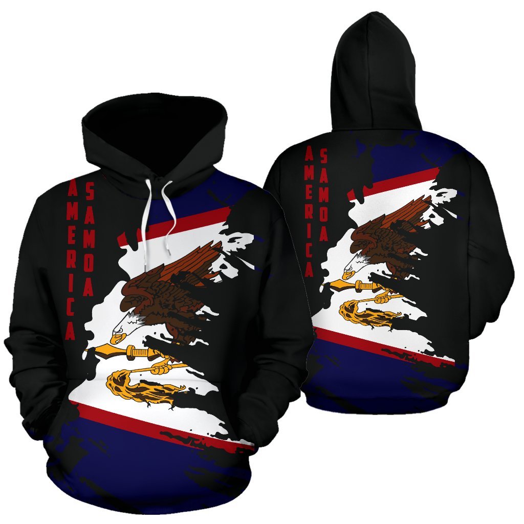 American Samoa Hoodie Painting Ver.2 - Vibe Hoodie Shop