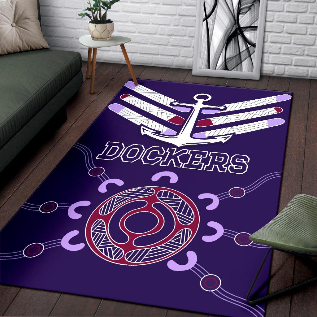 Dockers Area Rug Indigenous Fremantle - Vibe Hoodie Shop