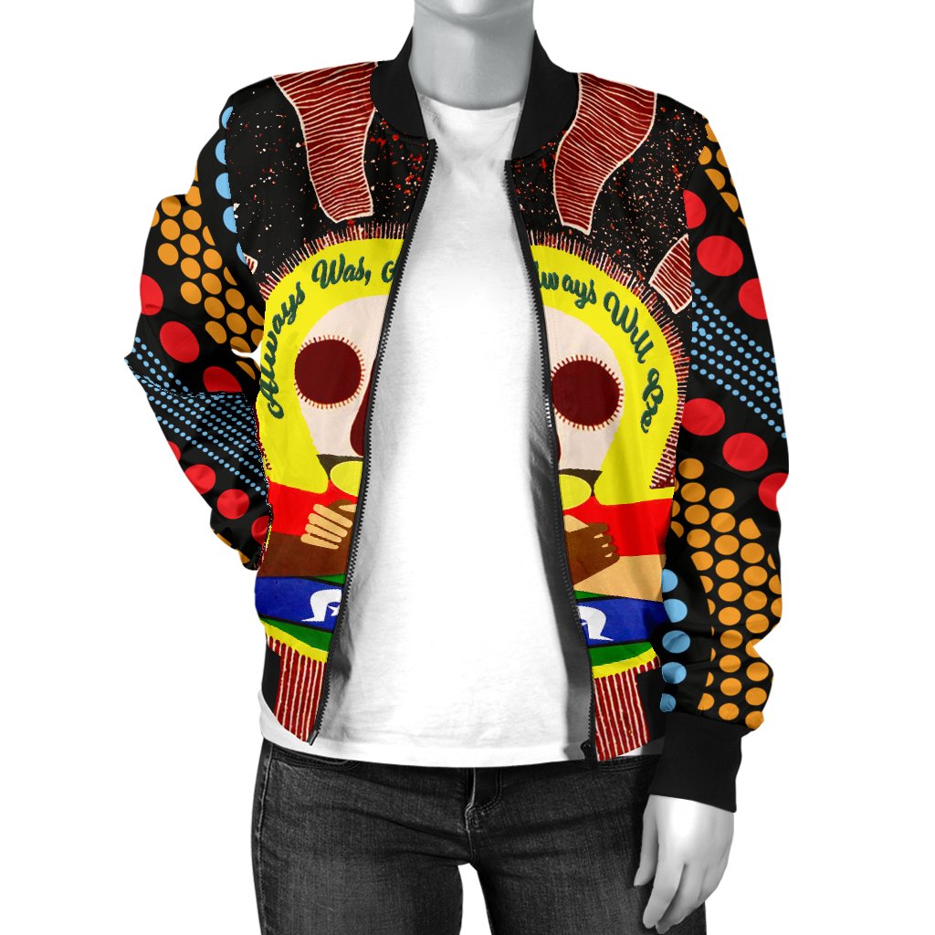 Aboriginal and Torres Strait Islanders Women's Bomber Jacket - NAIDOC Style - Vibe Hoodie Shop