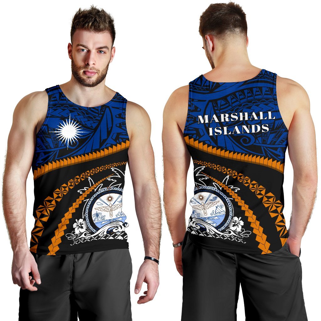 Marshall Islands Men Tank Top - Road To Hometown - Vibe Hoodie Shop