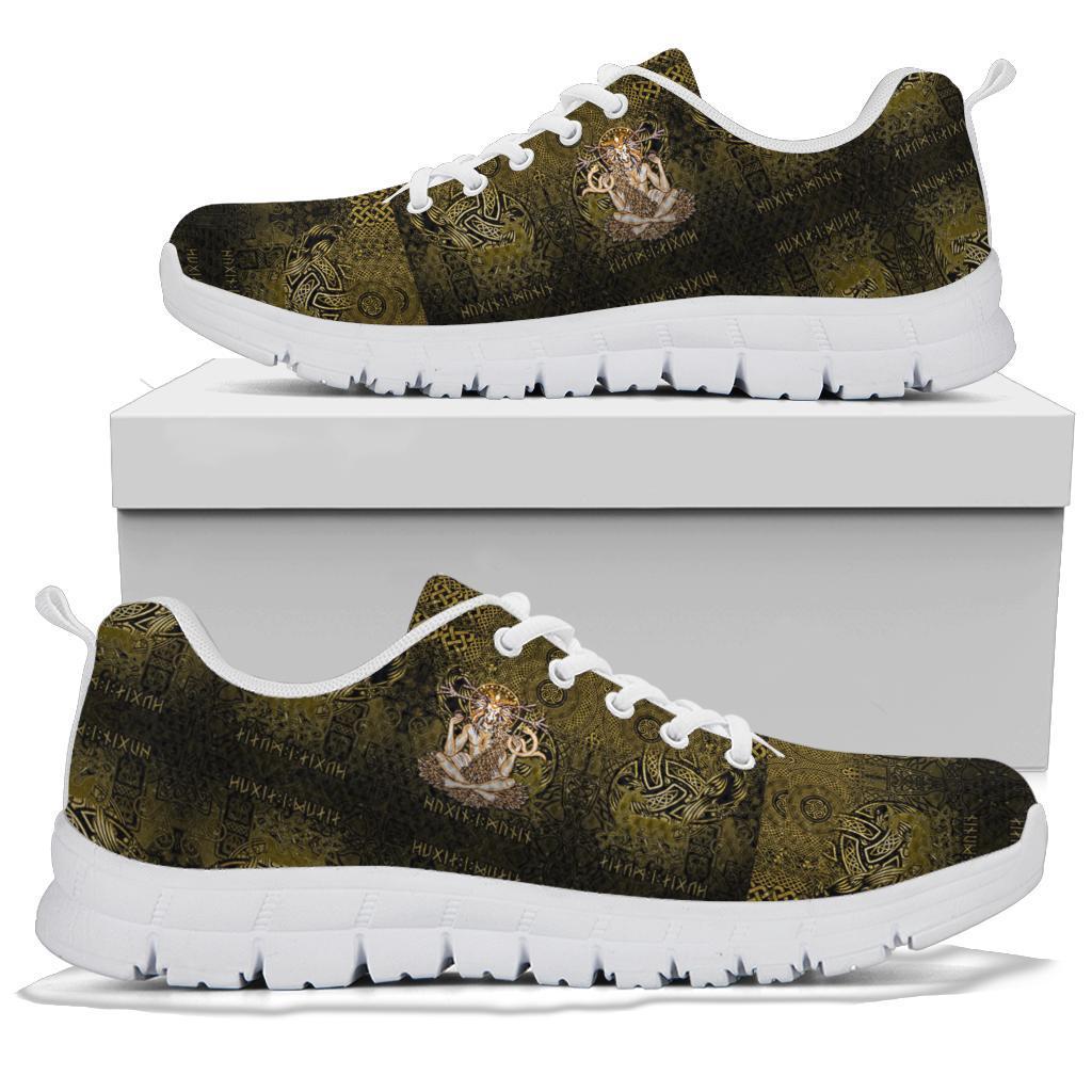 Cernunnos Goddess Sneakers - Celtic God of the Forest - Vibe Hoodie Shop