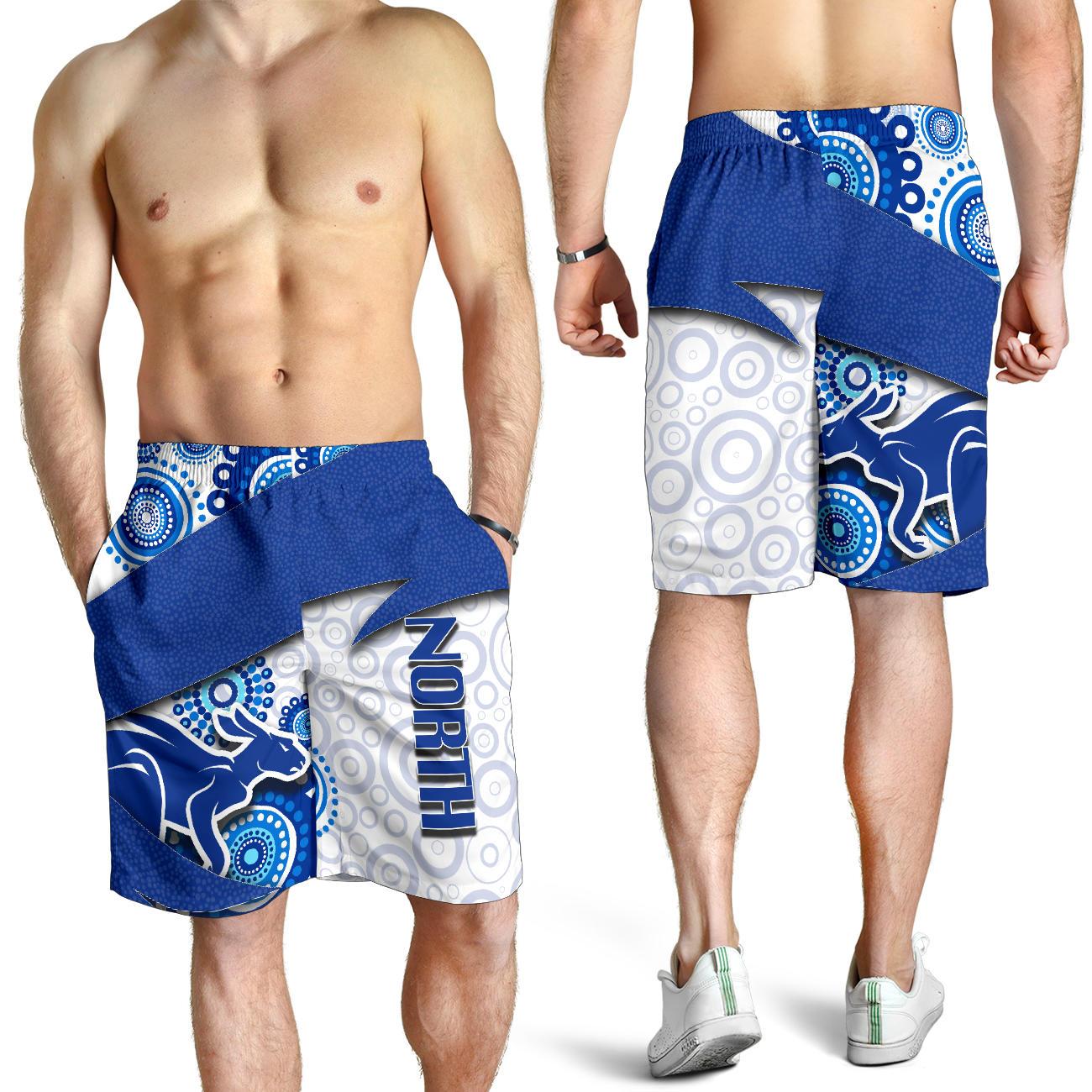 Melbourne All Over Print Men's Shorts North Aboriginal - Vibe Hoodie Shop