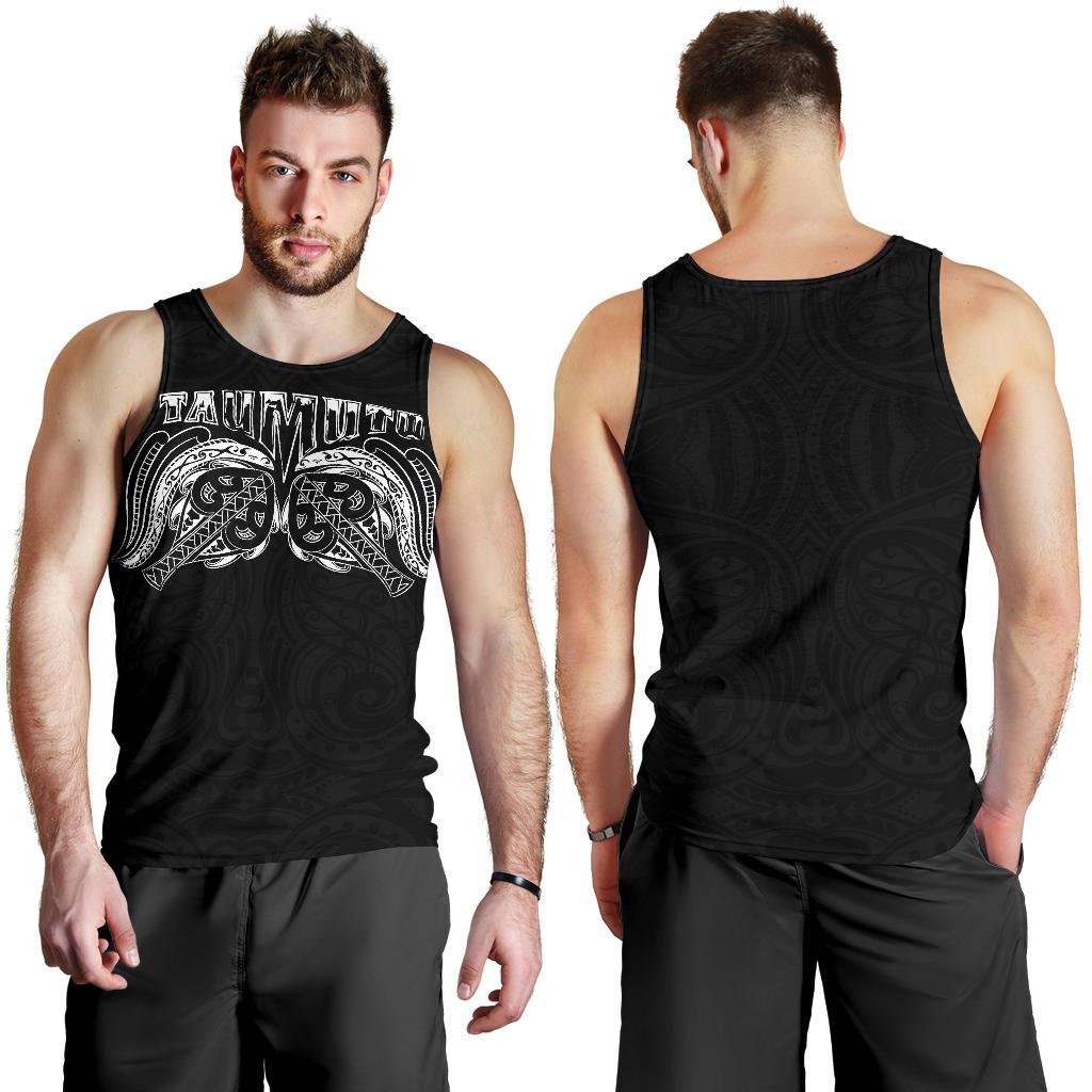 New Zealand Men's Tank Top, Maori Taumutu Tattoo - Vibe Hoodie Shop