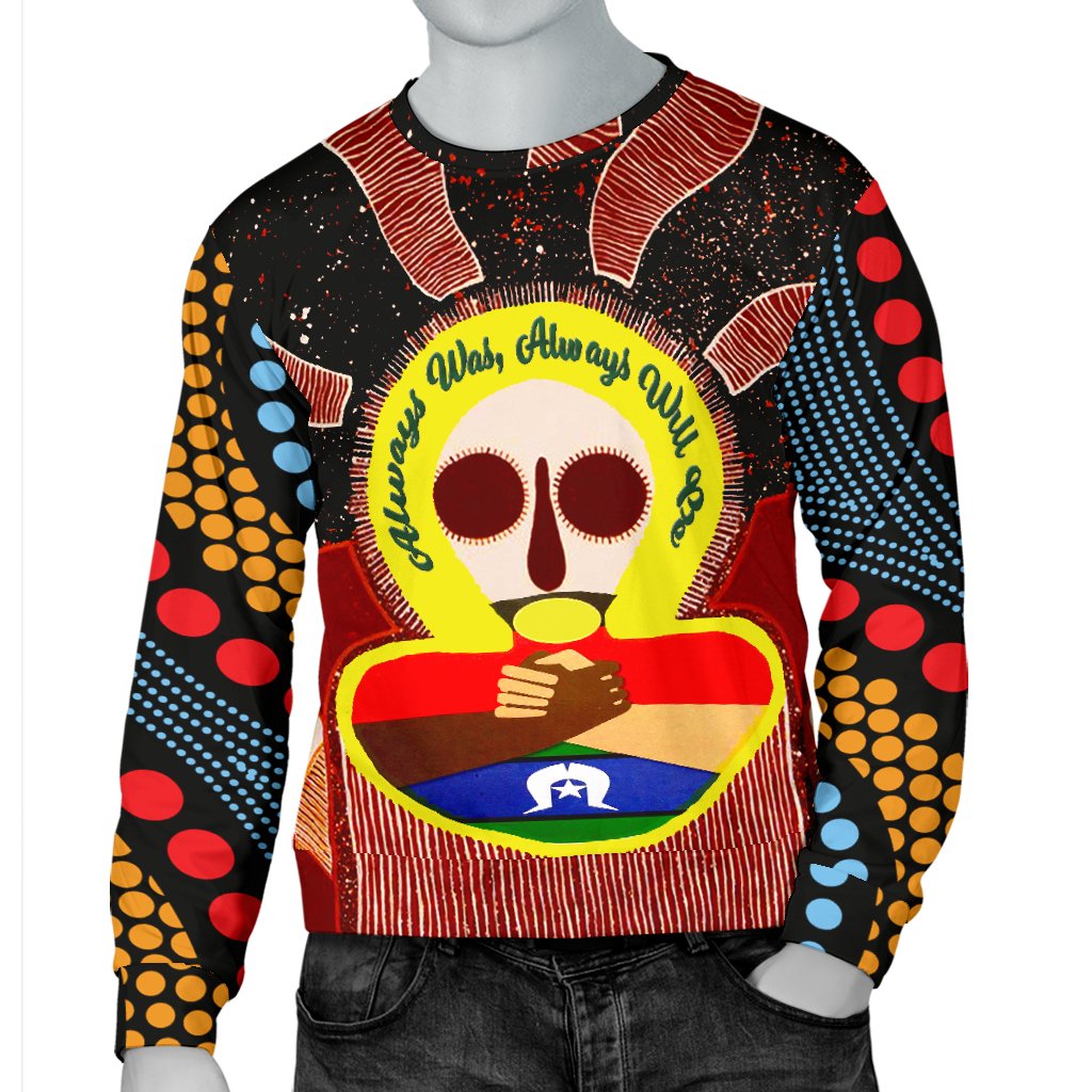 Aboriginal and Torres Strait Islanders Men's Sweater - NAIDOC Style - Vibe Hoodie Shop