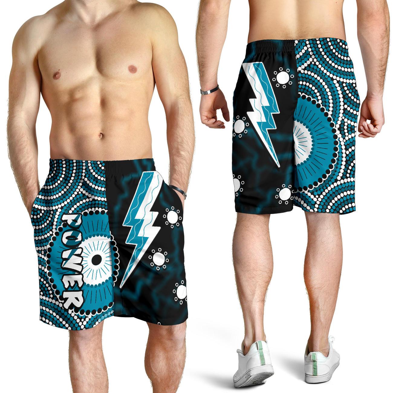 Power Men Shorts Thunda Port Adelaide - Vibe Hoodie Shop