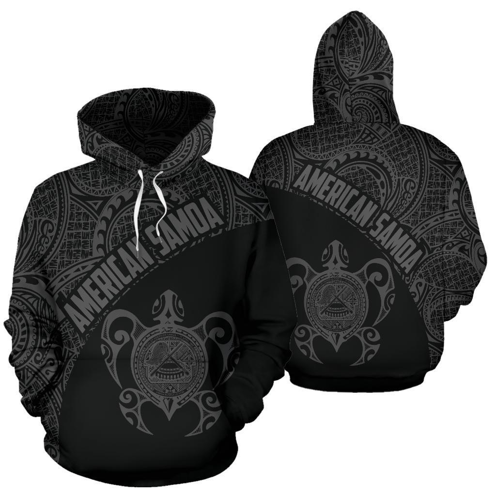 American Samoa Polynesian Hoodie Coat Of Arms In Turtle 01 - Vibe Hoodie Shop