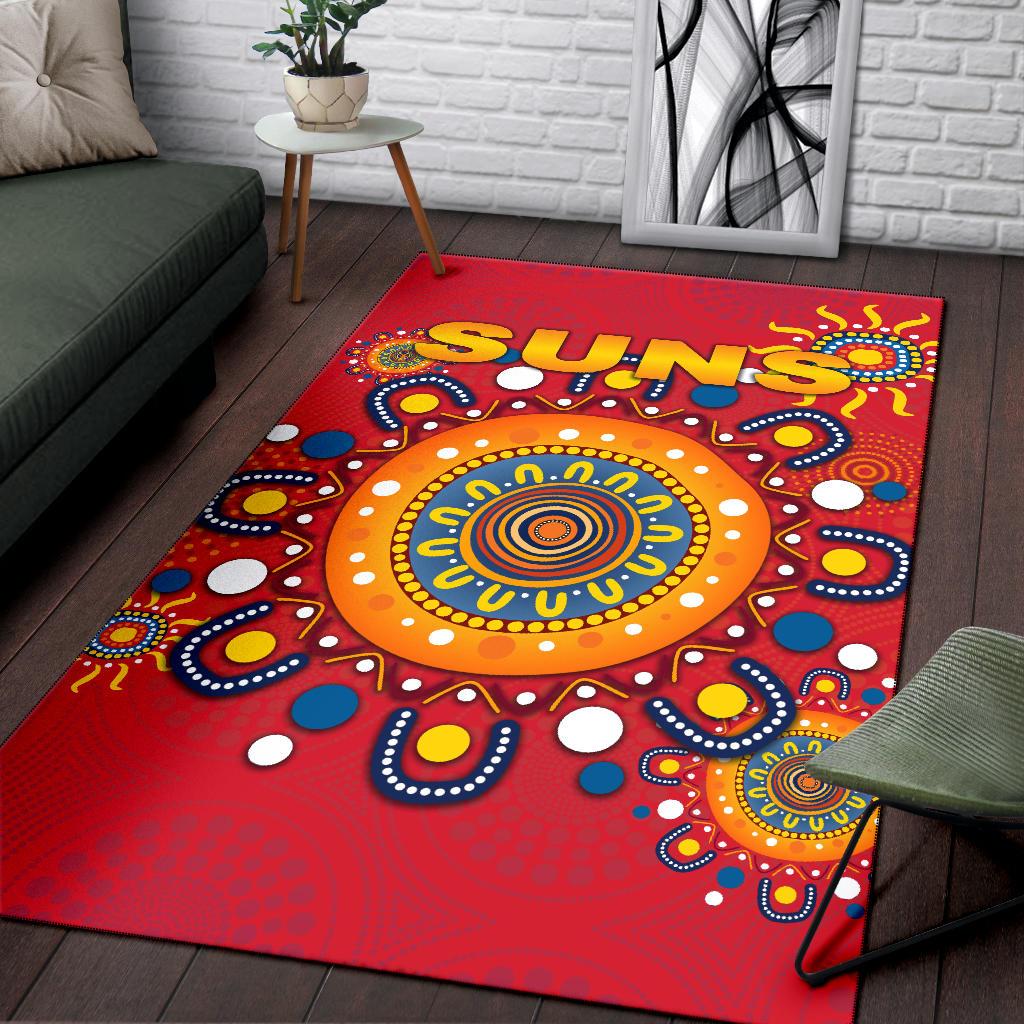 Gold Coast Area Rug Suns Indigenous - Vibe Hoodie Shop