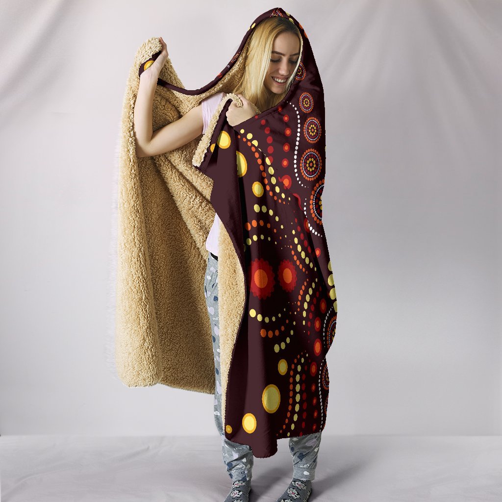 aboriginal-hooded-blanket-indegenous-dot-painting-art