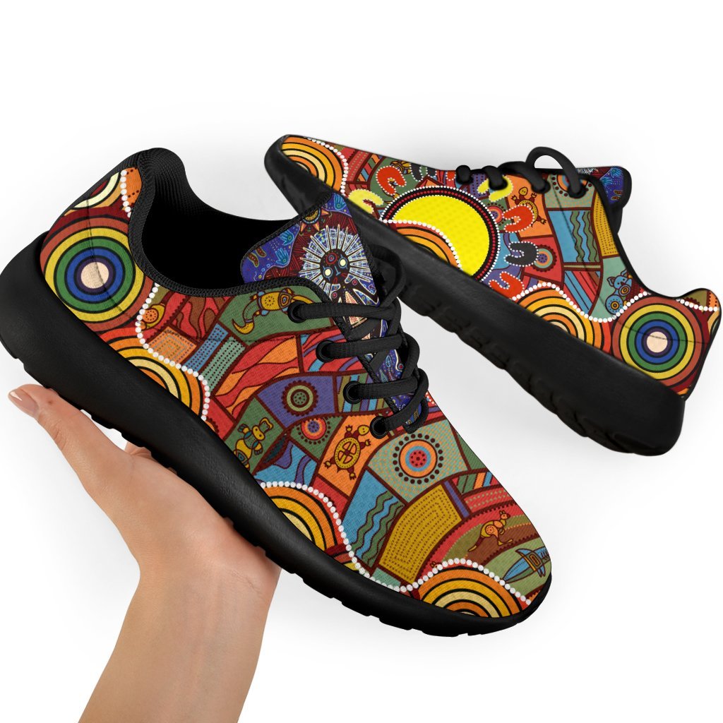 Sport Sneakers - Shaman People and Animals - Vibe Hoodie Shop