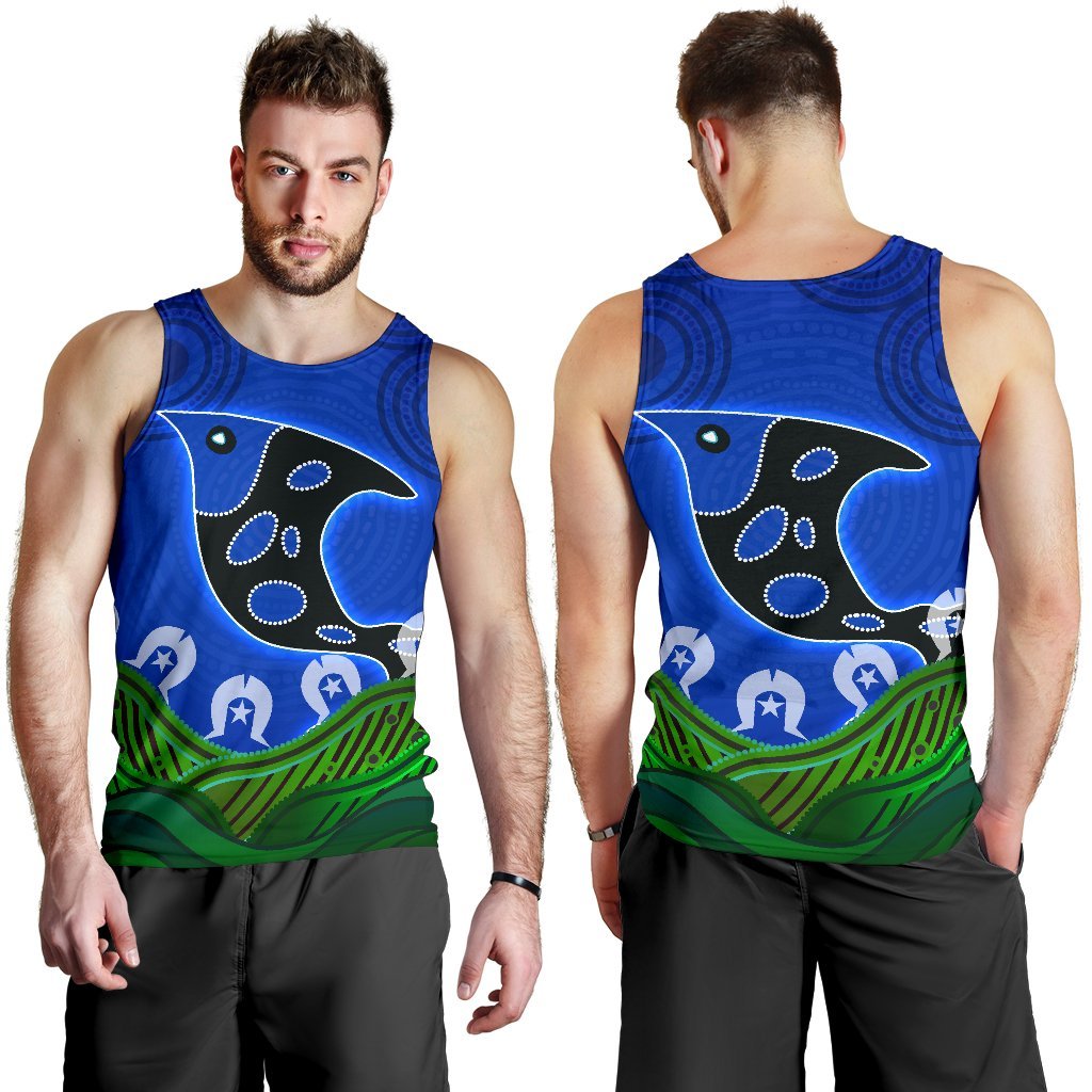 Men's Tank Top - Torres Strait Dot Patterns - Vibe Hoodie Shop