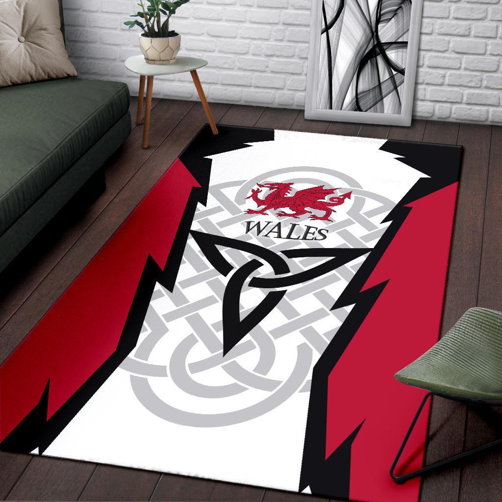 Wales Celtic Area Rug - Cymru - Vibe Hoodie Shop