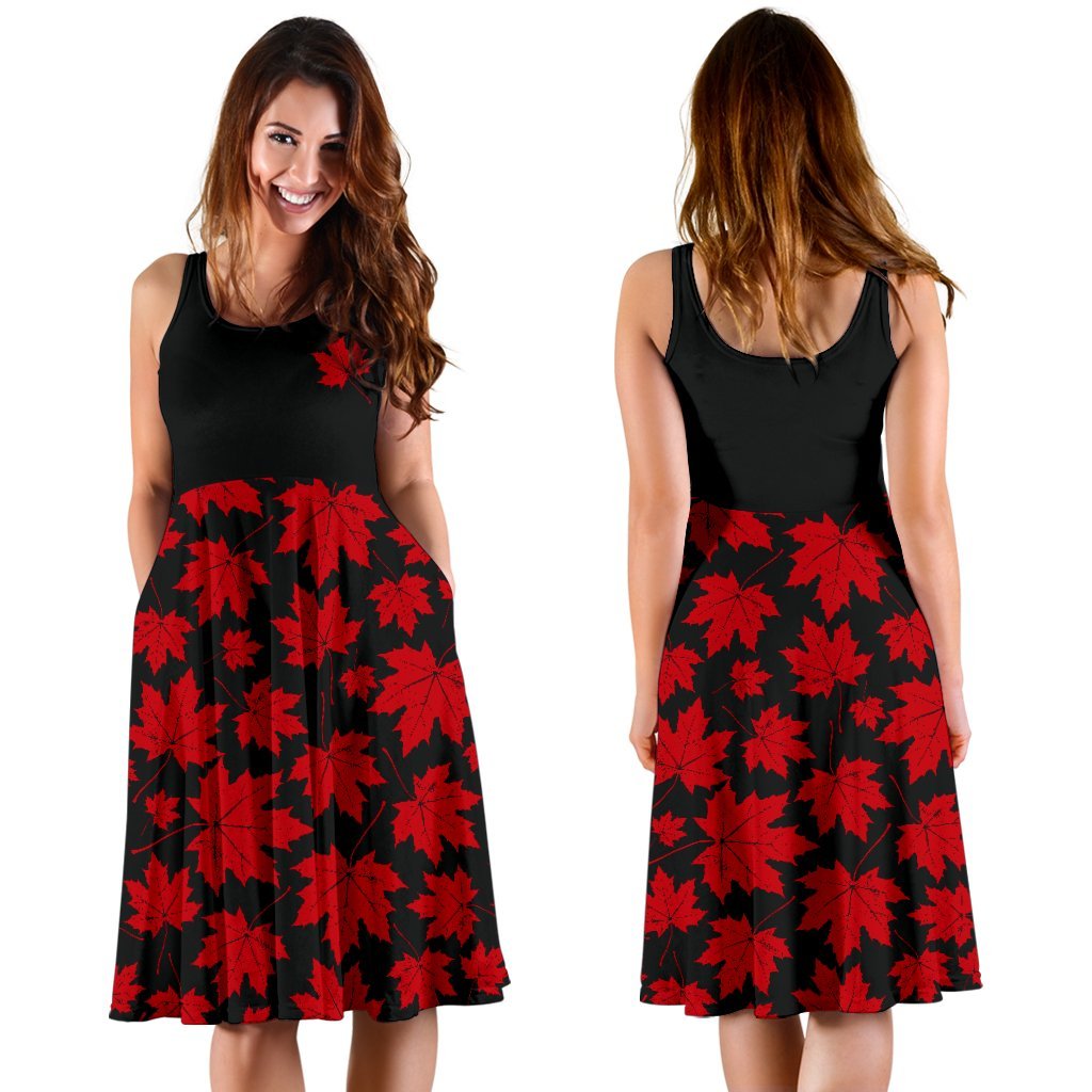 canada-womens-dress-pattern-maple-leaf