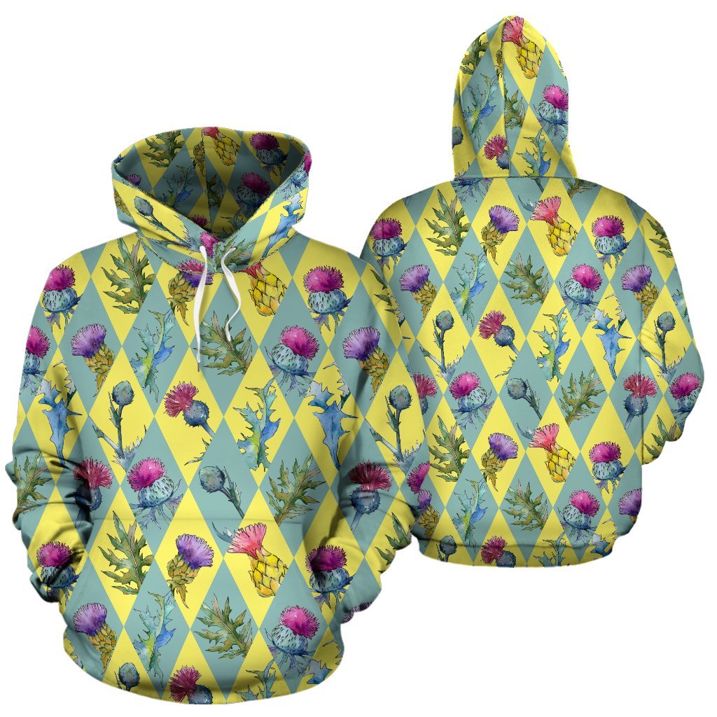 Scotland Hoodie - Yellow Thistle - Vibe Hoodie Shop