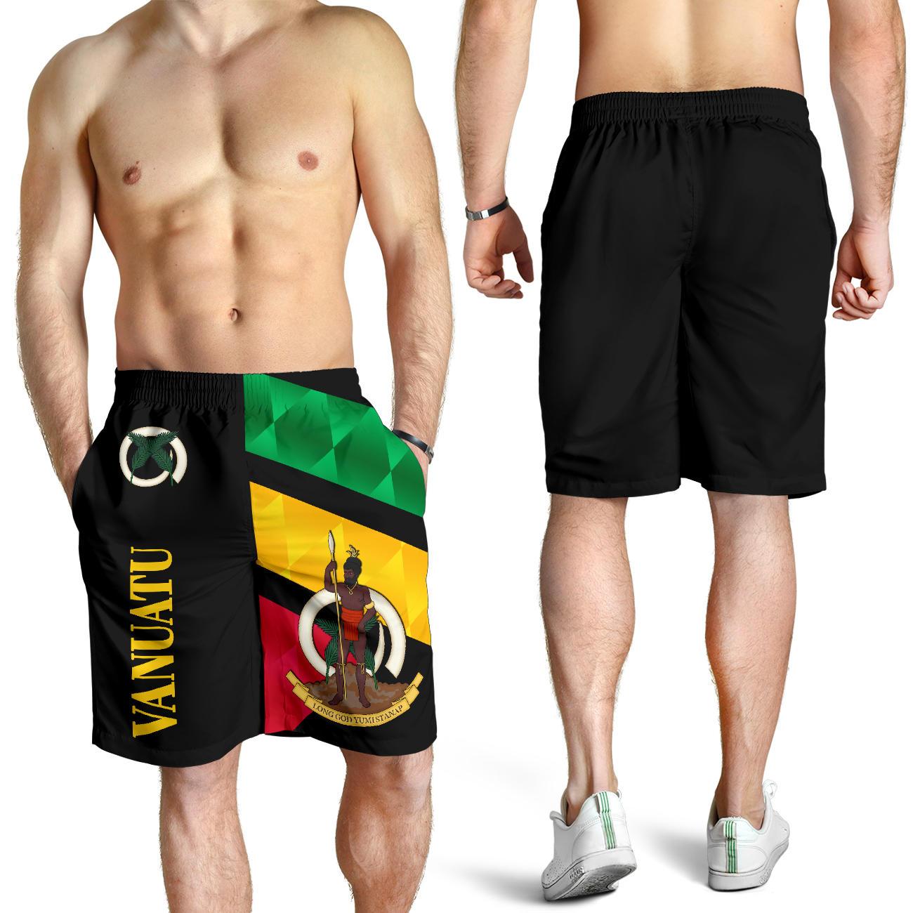 Vanuatu Rugby Men Shorts Sporty Style - Vibe Hoodie Shop