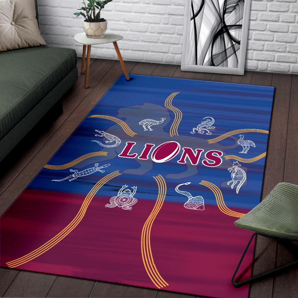 Brisbane Area Rug Proud Lions Simple - Vibe Hoodie Shop