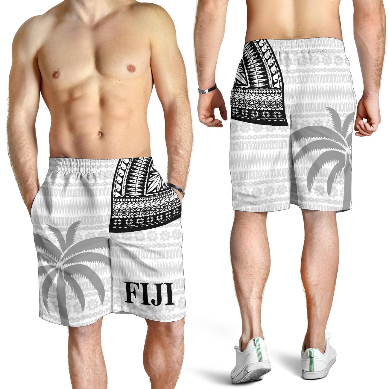 Fiji Tapa Shorts Tattoo Style - Vibe Hoodie Shop