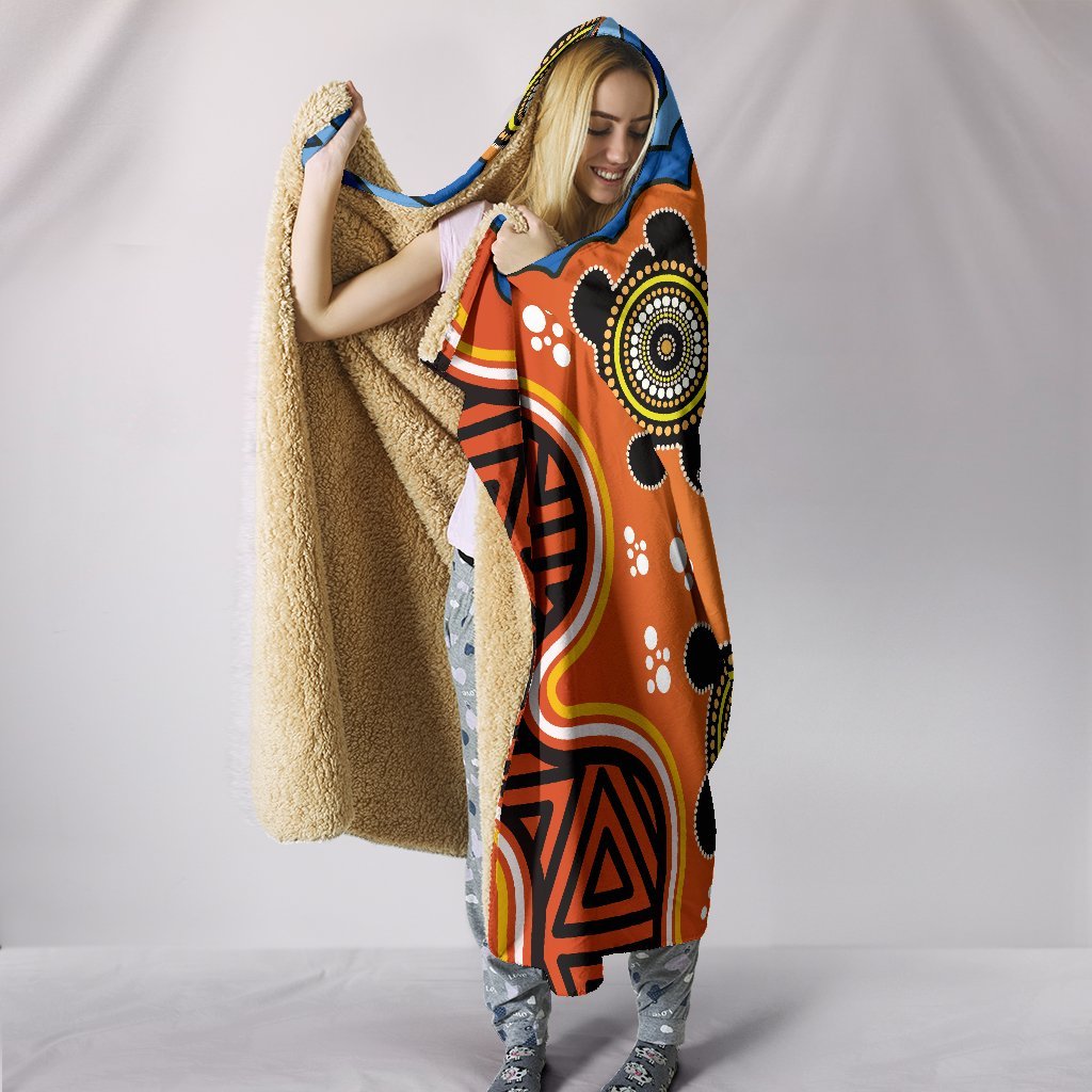 aboriginal-hooded-blanket-indigenous-art-patterns-ver04