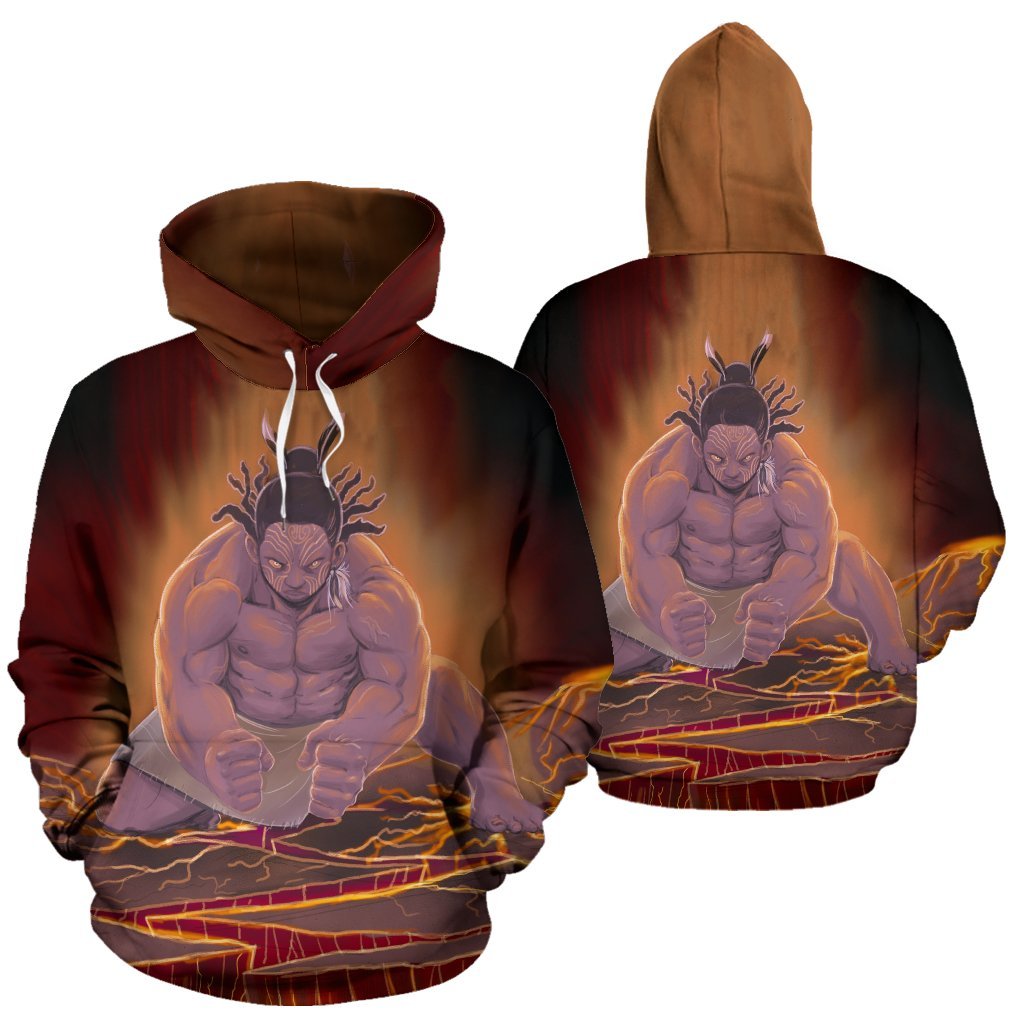 New Zealand Maori Ruaumoko God Hoodie - Vibe Hoodie Shop