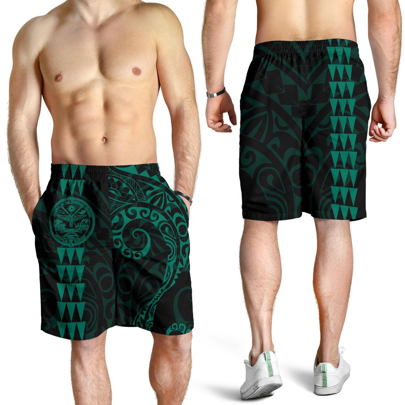 Marshall Islands Polynesian Men's Shorts 01 - Vibe Hoodie Shop