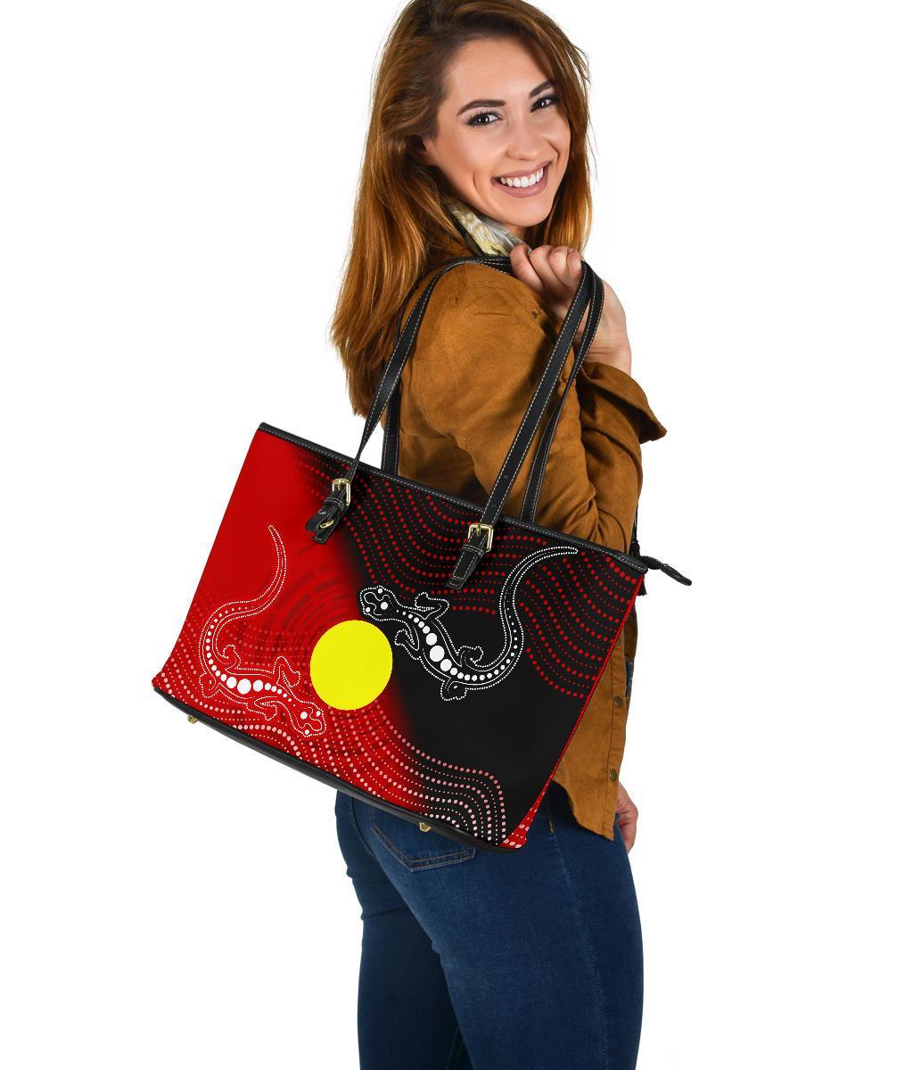 aboriginal-large-leather-tote-bag-two-indigenous-lizard
