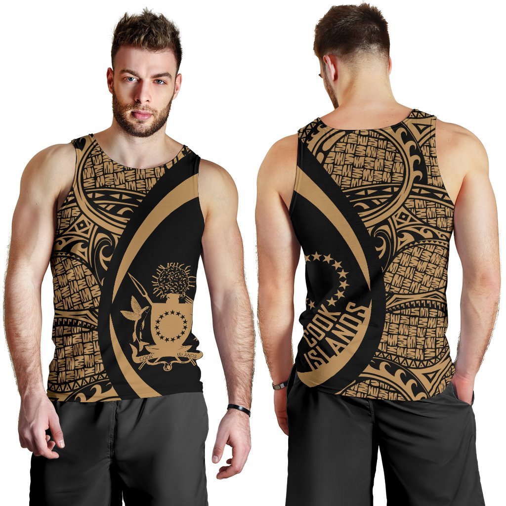 Cook Islands Polynesian Men's Tank Top 04 - Vibe Hoodie Shop