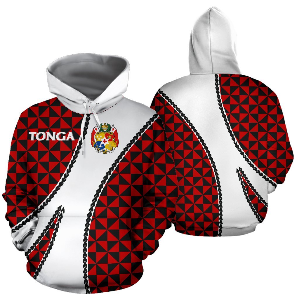 Hoodie Tonga Polynesian Coat Of Arms - Sports Style - Vibe Hoodie Shop