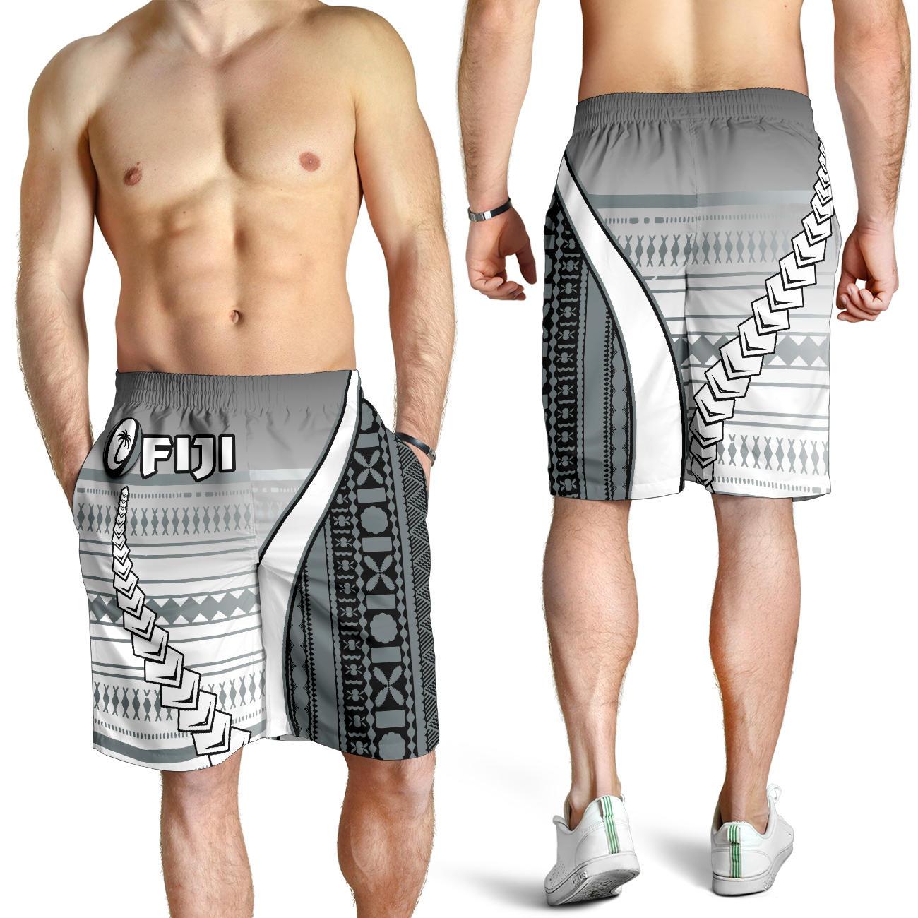 Fiji Rugby Men Shorts Confident Polynesian - Vibe Hoodie Shop