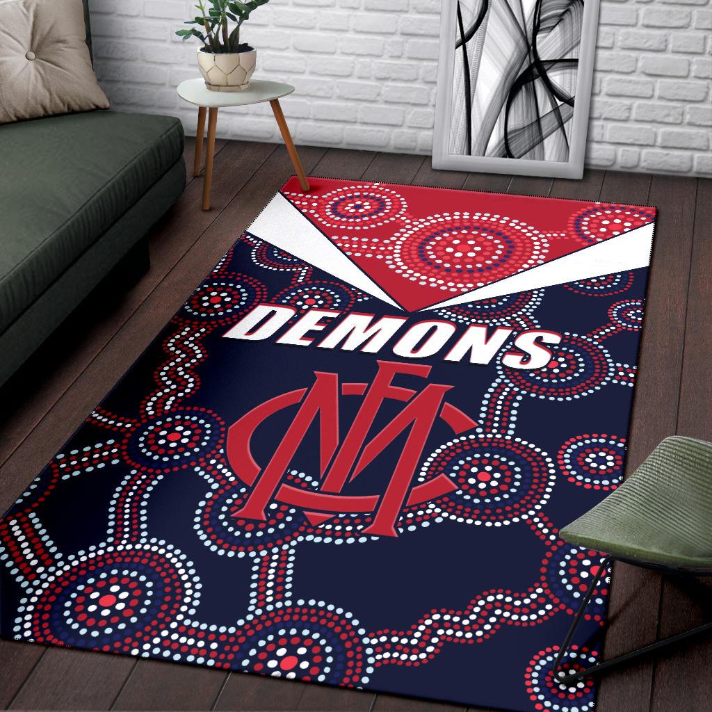 Demons Indigenous Area Rug Melbourne Fancy - Vibe Hoodie Shop