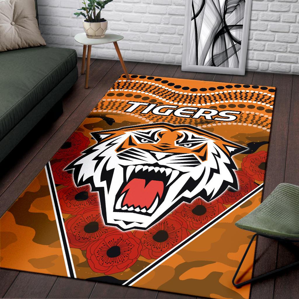 Tigers ANZAC Area Rug Wests - Vibe Hoodie Shop