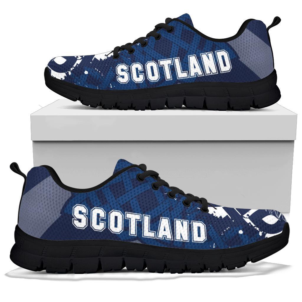 Scotland Celtic Sneakers - Cross Celt Lion - Vibe Hoodie Shop