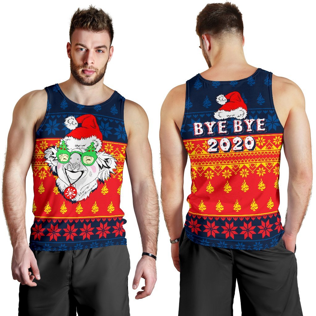 Australia Christmas Men's Tank Top - Bye Bye 2020 - Vibe Hoodie Shop