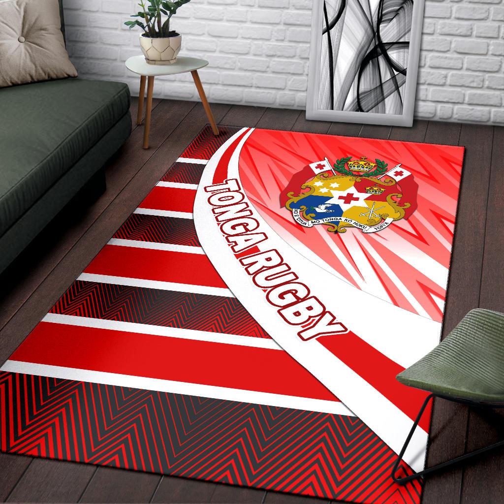 Tonga Rugby Area Rug Victorian Vibes - Vibe Hoodie Shop