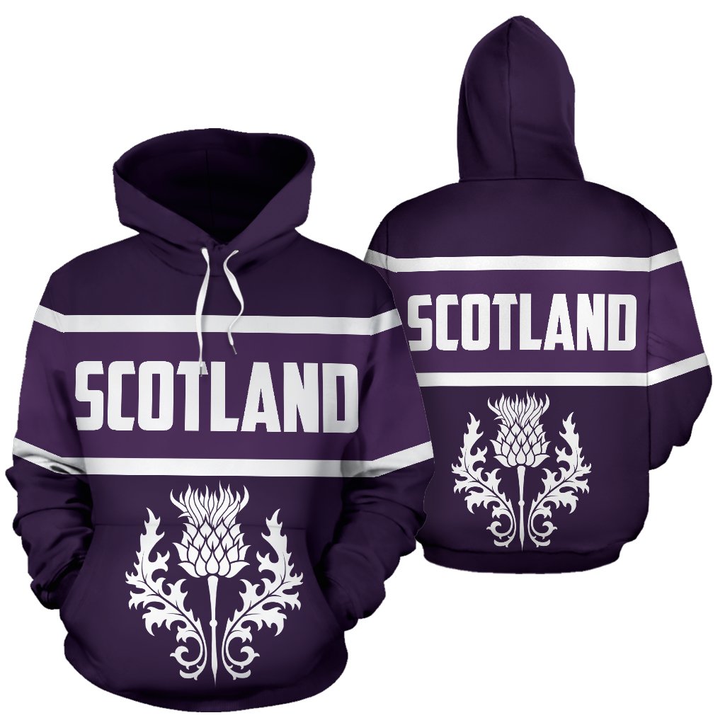 Scotland Hoodie Thistle In Me Purple - Vibe Hoodie Shop