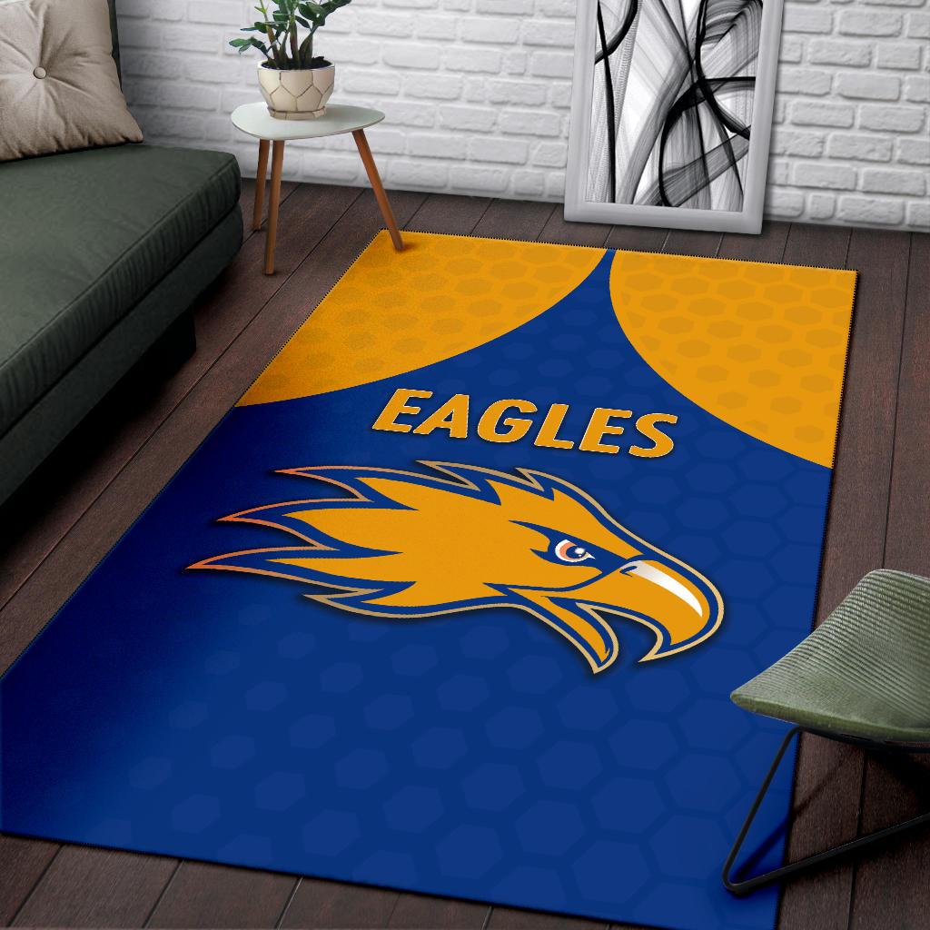 Eagles Area Rug West Coast - Royal Blue - Vibe Hoodie Shop