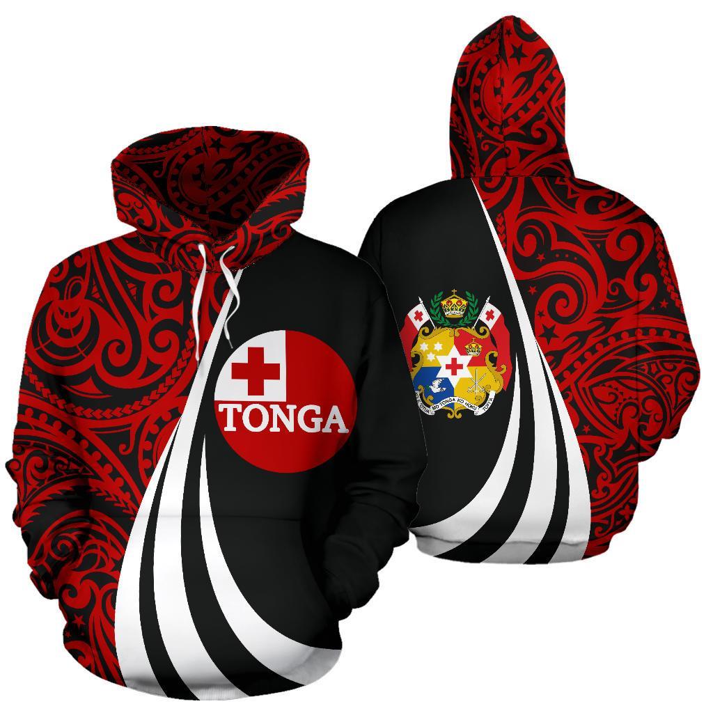 Hoodie Tonga Coat Of Arms Polynesian - Vibe Hoodie Shop