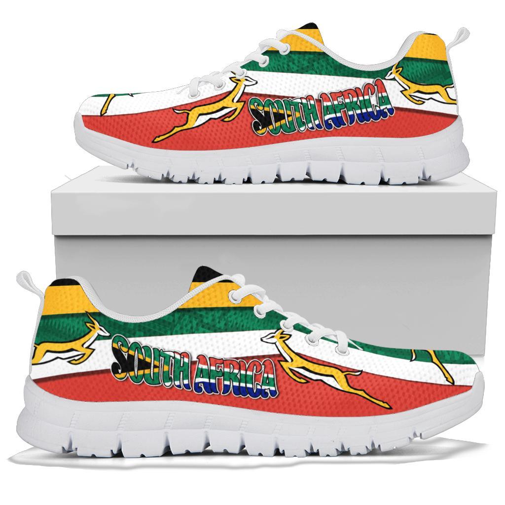 South Africa Sneakers Springboks Rugby Be Proud - Vibe Hoodie Shop