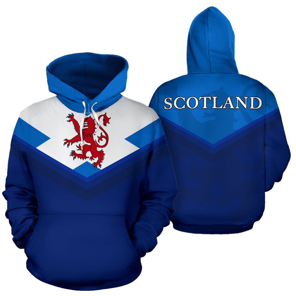 Scotland Lion Flag Hoodie - Vibe Hoodie Shop