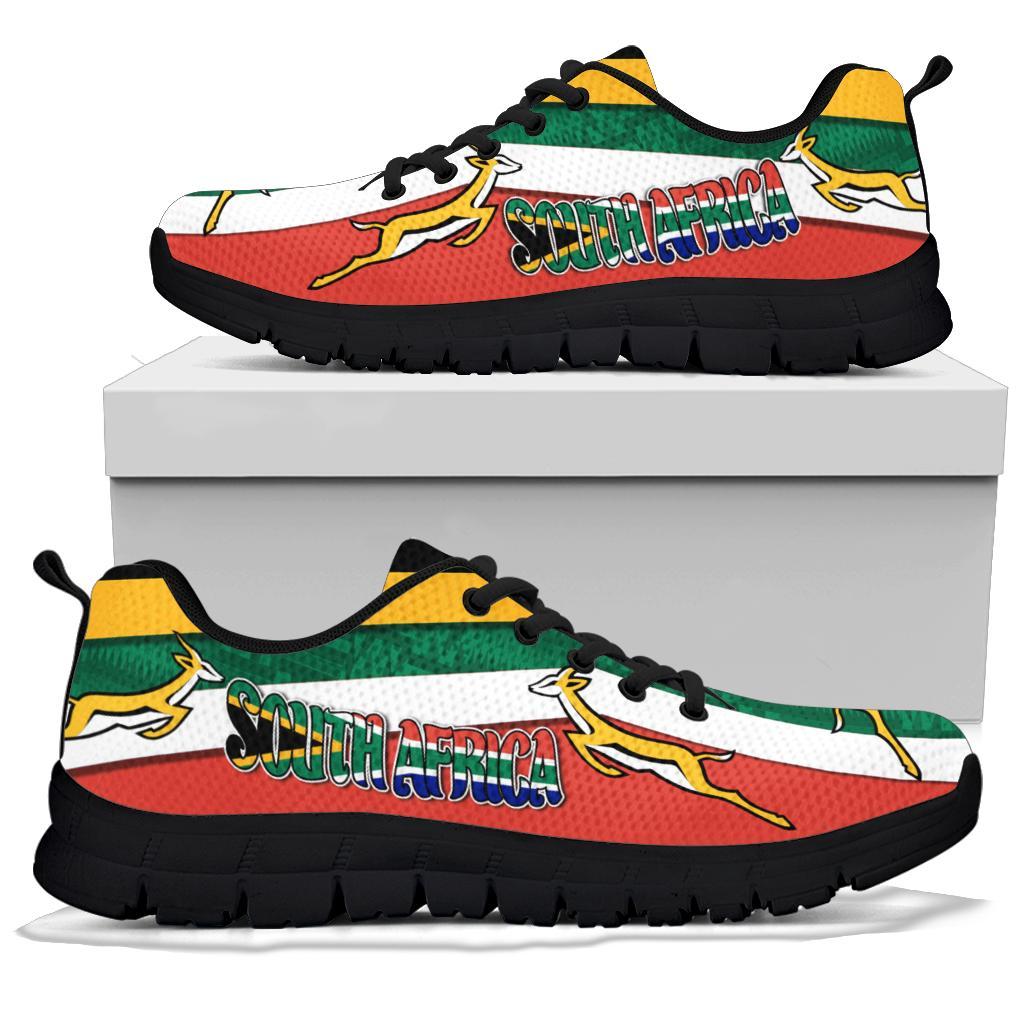 South Africa Sneakers Springboks Rugby Be Proud - Vibe Hoodie Shop