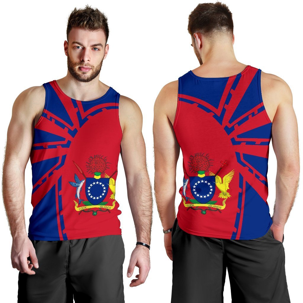 Cook Islands Tank Top For Men Premium Style - Vibe Hoodie Shop