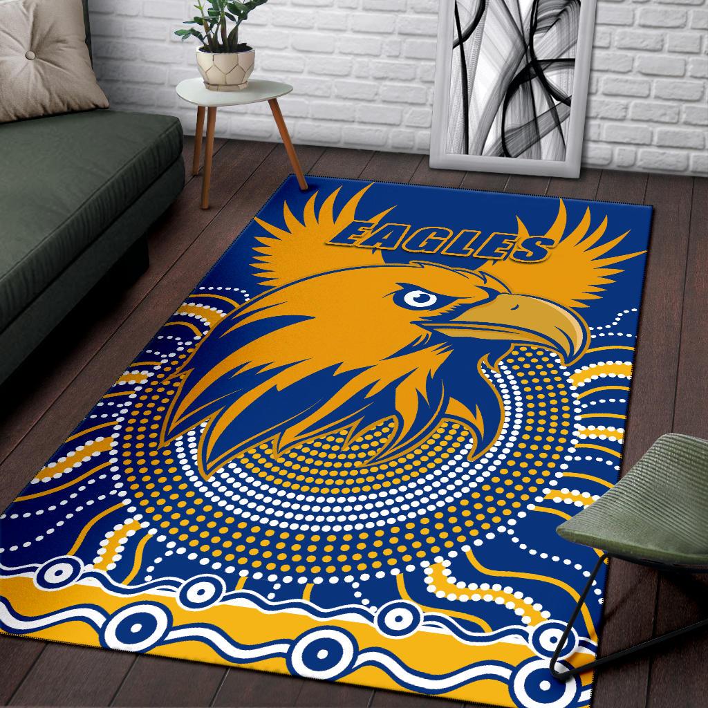 Eagles Area Rug West Coast Mix Indigenous - Vibe Hoodie Shop