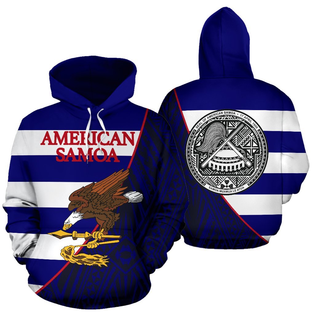 American Samoa Hoodie Polynesian Flag Color - Vibe Hoodie Shop