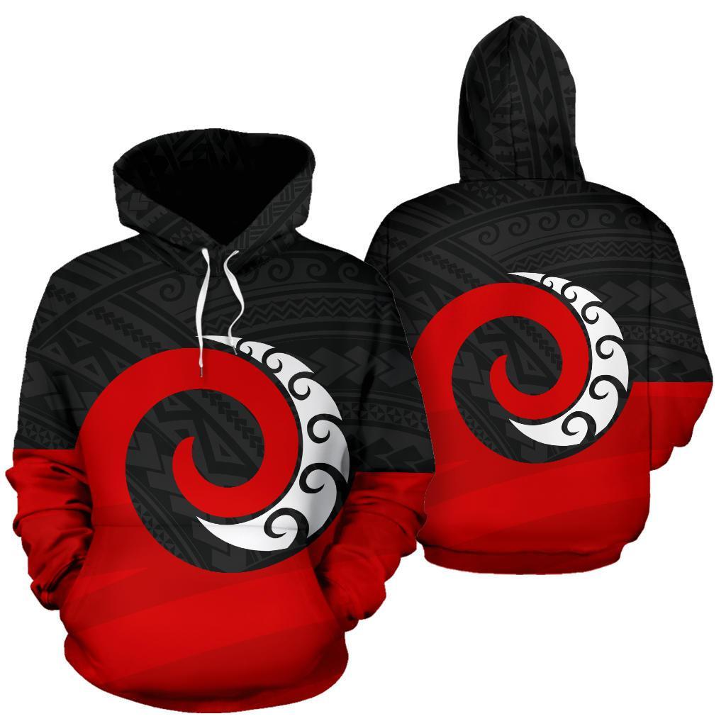 Koru Maori New Zealand Hoodie - Vibe Hoodie Shop