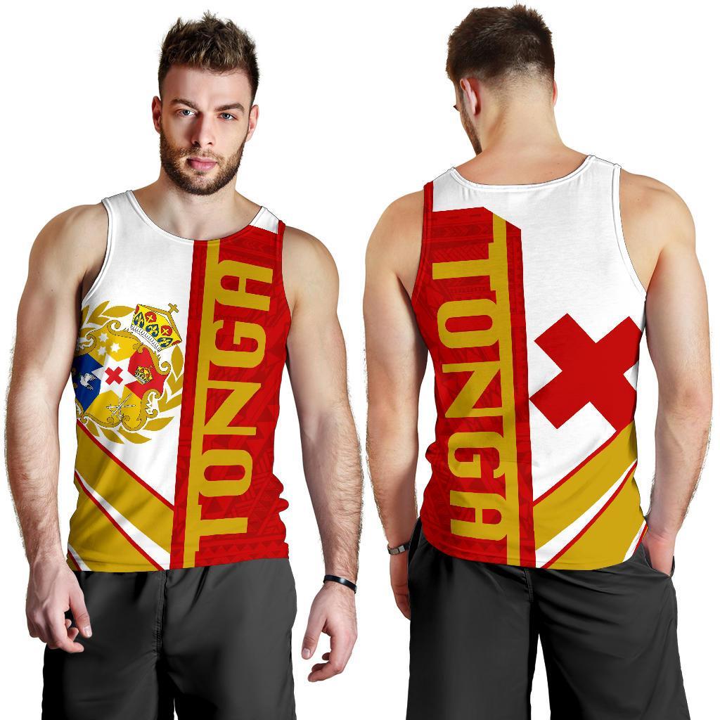 Kingdom Of Tonga Men's Tank Top - Half Concept - Vibe Hoodie Shop