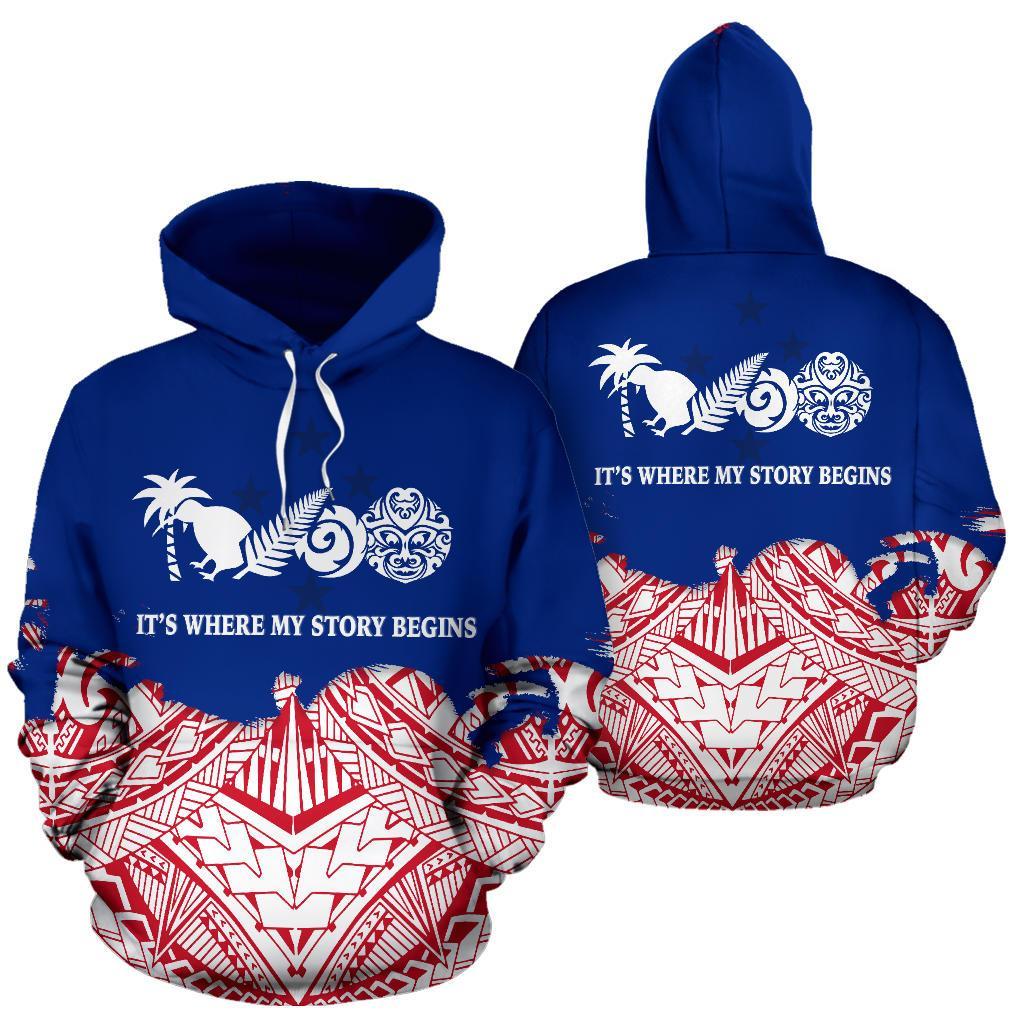 New Zealand Story Begins Maori Hoodie - Vibe Hoodie Shop