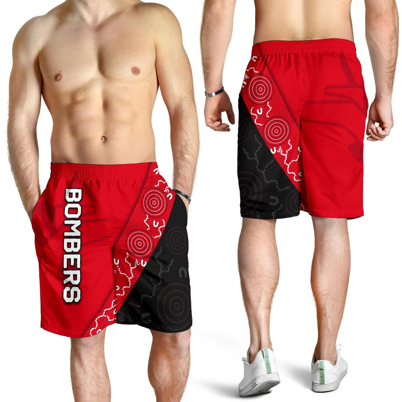 Bombers All Over Print Men's Shorts - Vibe Hoodie Shop