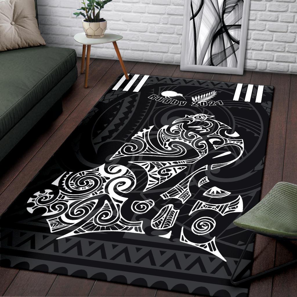 Aotearoa Super Rugby Area Rug Maori Kiwi - Vibe Hoodie Shop