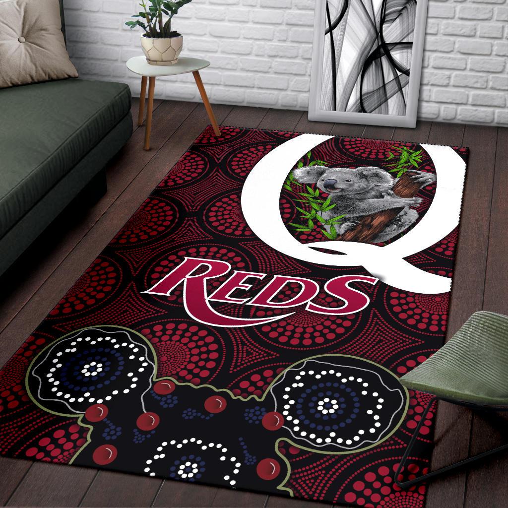 Queensland Area Rug Reds Rugby - Koala - Vibe Hoodie Shop