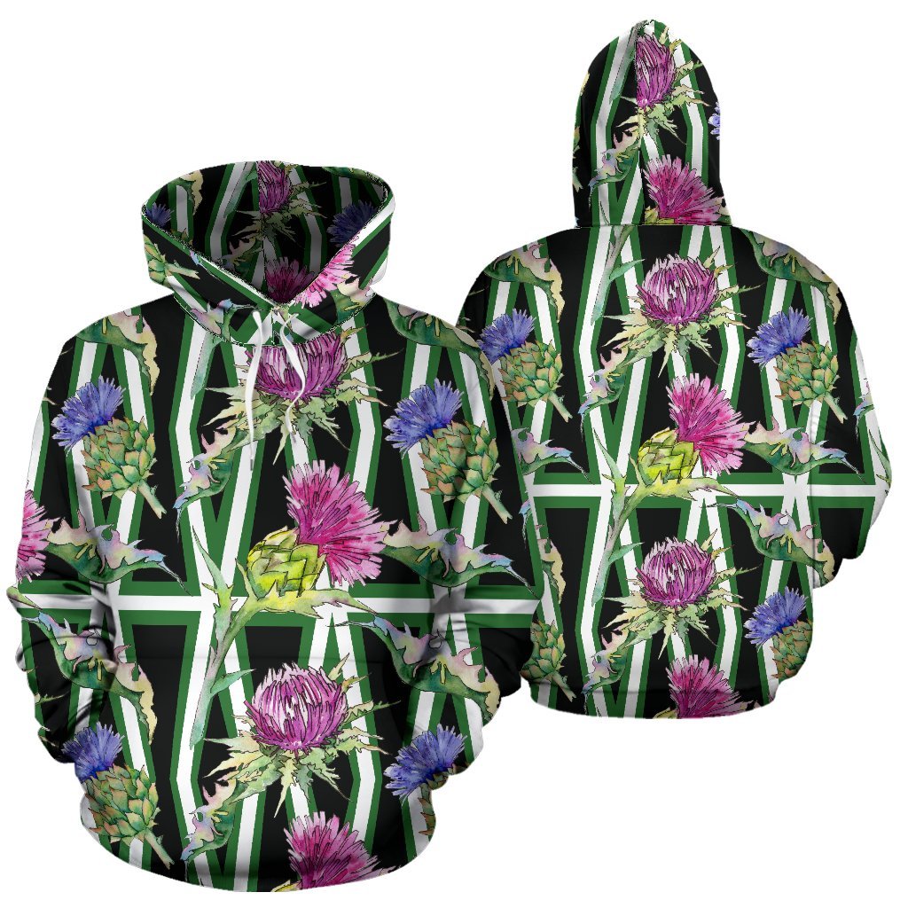 Scotland Hoodie - Thistle Pattern - Vibe Hoodie Shop