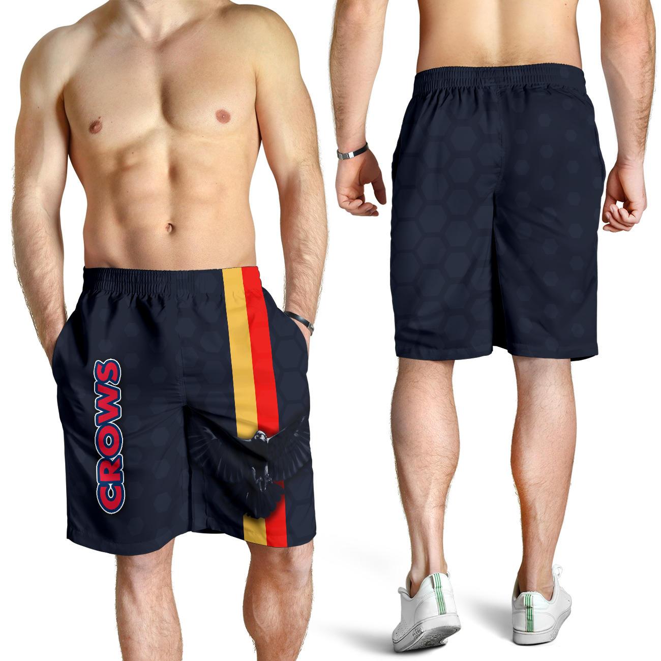 Adelaide Men Shorts Original Crows - Vibe Hoodie Shop